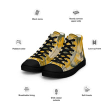 Load image into Gallery viewer, Men’s high top canvas shoes