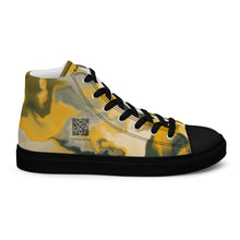 Load image into Gallery viewer, Men’s high top canvas shoes