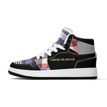 Load image into Gallery viewer, Children High-Top Synthetic Leather Sneakers