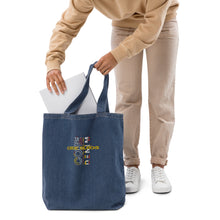 Load image into Gallery viewer, Organic denim tote bag