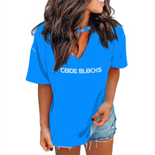 Load image into Gallery viewer, Short Sleeve Cutout Loose Top