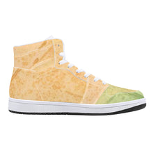 Load image into Gallery viewer, D16 High-Top Synthetic Leather Sneakers - White
