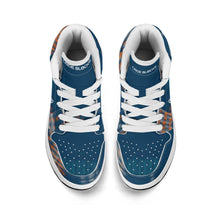 Load image into Gallery viewer, Children High-Top Synthetic Leather Sneakers