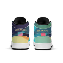 Load image into Gallery viewer, Children High-Top Synthetic Leather Sneakers