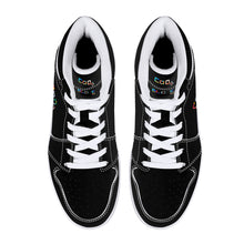 Load image into Gallery viewer, D16 High-Top Synthetic Leather Sneakers - White