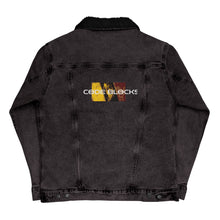 Load image into Gallery viewer, Unisex denim sherpa jacket