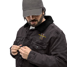 Load image into Gallery viewer, Unisex denim sherpa jacket