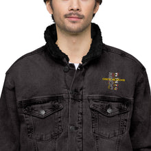 Load image into Gallery viewer, Unisex denim sherpa jacket