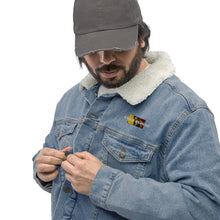 Load image into Gallery viewer, Unisex denim sherpa jacket
