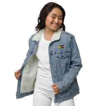 Load image into Gallery viewer, Unisex denim sherpa jacket