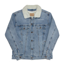 Load image into Gallery viewer, Unisex denim sherpa jacket