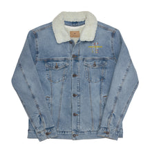 Load image into Gallery viewer, Unisex denim sherpa jacket