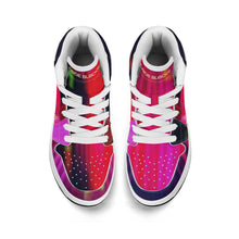 Load image into Gallery viewer, Children High-Top Synthetic Leather Sneakers