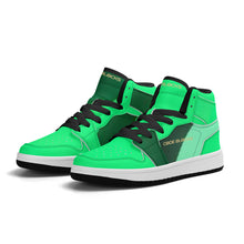Load image into Gallery viewer, Children High-Top Synthetic Leather Sneakers