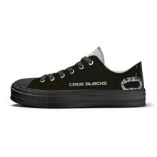 Load image into Gallery viewer, SF_S62 Unisex Classic Low Top Canvas Shoes - Black