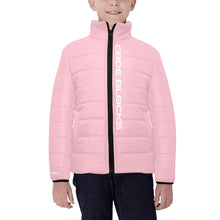 Load image into Gallery viewer, Kid's stand collar padded jacket(H41)