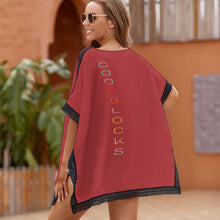 Load image into Gallery viewer, Loose Short Sleeve Beach Swim Cover
