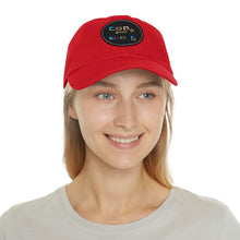 Load image into Gallery viewer, Dad Hat with Leather Patch (Round)