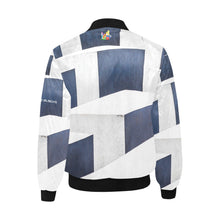 Load image into Gallery viewer, Men's All Over Print Quilted Bomber Jacket(Model H33)