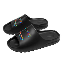 Load image into Gallery viewer, Women's Black Platform Summer Sandals