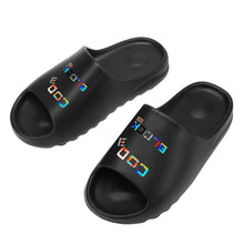 Load image into Gallery viewer, Women's Black Platform Summer Sandals