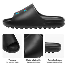 Load image into Gallery viewer, Women's Black Platform Summer Sandals