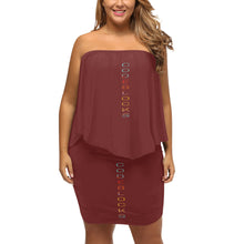 Load image into Gallery viewer, Women's Off-the-shoulder Tube Dress