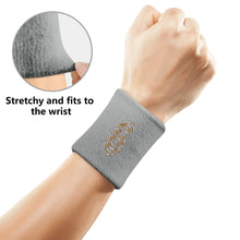 Load image into Gallery viewer, Embroidered Custom Logo Sports Wristband
