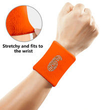 Load image into Gallery viewer, Embroidered Custom Logo Sports Wristband