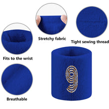 Load image into Gallery viewer, Embroidered Custom Logo Sports Wristband