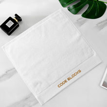 Load image into Gallery viewer, Embroidered Square Towel