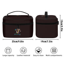Load image into Gallery viewer, All Over Printing Leather Cosmetic Bag