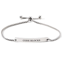 Load image into Gallery viewer, Engraved ID Bar Bracelet