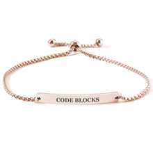 Load image into Gallery viewer, Engraved ID Bar Bracelet