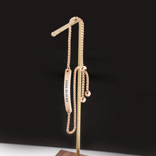 Load image into Gallery viewer, Engraved ID Bar Bracelet