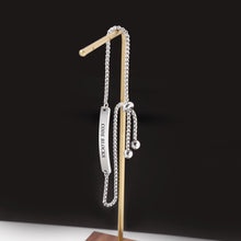 Load image into Gallery viewer, Engraved ID Bar Bracelet
