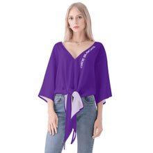 Load image into Gallery viewer, Women‘s’ V-neck Streamers Blouse