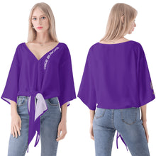 Load image into Gallery viewer, Women‘s’ V-neck Streamers Blouse