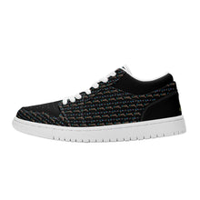 Load image into Gallery viewer, Men's White Low Top Skateboard Sneakers