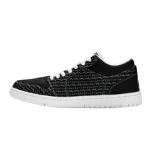 Load image into Gallery viewer, Men's White Low Top Skateboard Sneakers