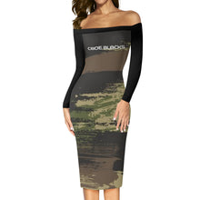 Load image into Gallery viewer, Women's Long Sleeve Off The Shoulder Lady Dress