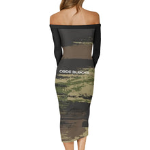 Load image into Gallery viewer, Women's Long Sleeve Off The Shoulder Lady Dress