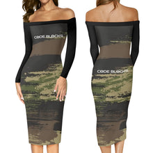Load image into Gallery viewer, Women's Long Sleeve Off The Shoulder Lady Dress