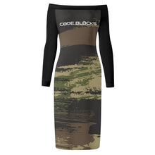 Load image into Gallery viewer, Women's Long Sleeve Off The Shoulder Lady Dress