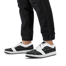 Load image into Gallery viewer, Men's Low Top Leather Sneakers