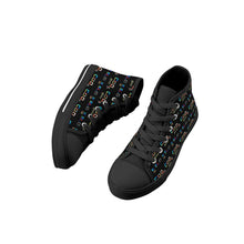 Load image into Gallery viewer, Kid's High Top Canvas Shoes