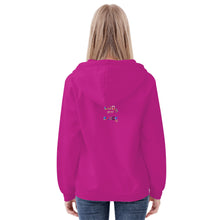 Load image into Gallery viewer, Women's All Over Print Zip Hoodie