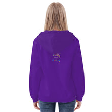 Load image into Gallery viewer, Women's All Over Print Zip Hoodie