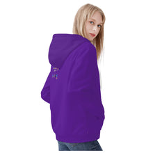Load image into Gallery viewer, Women's All Over Print Zip Hoodie