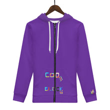 Load image into Gallery viewer, Women's All Over Print Zip Hoodie